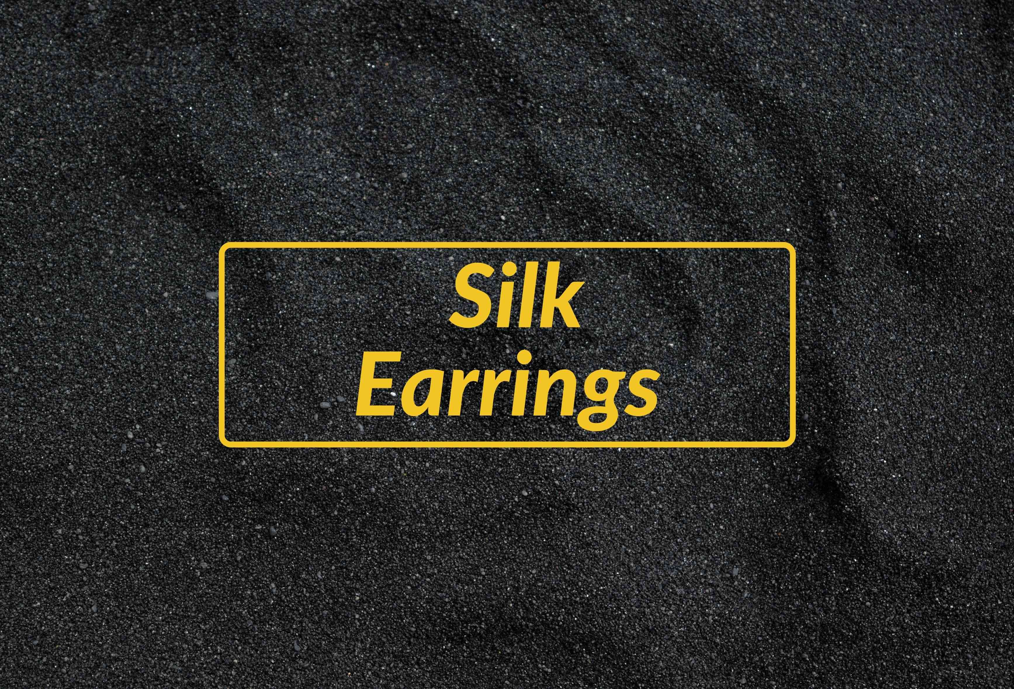Silk Earrings